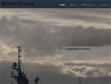 Tablet Screenshot of beltman-shipping.nl